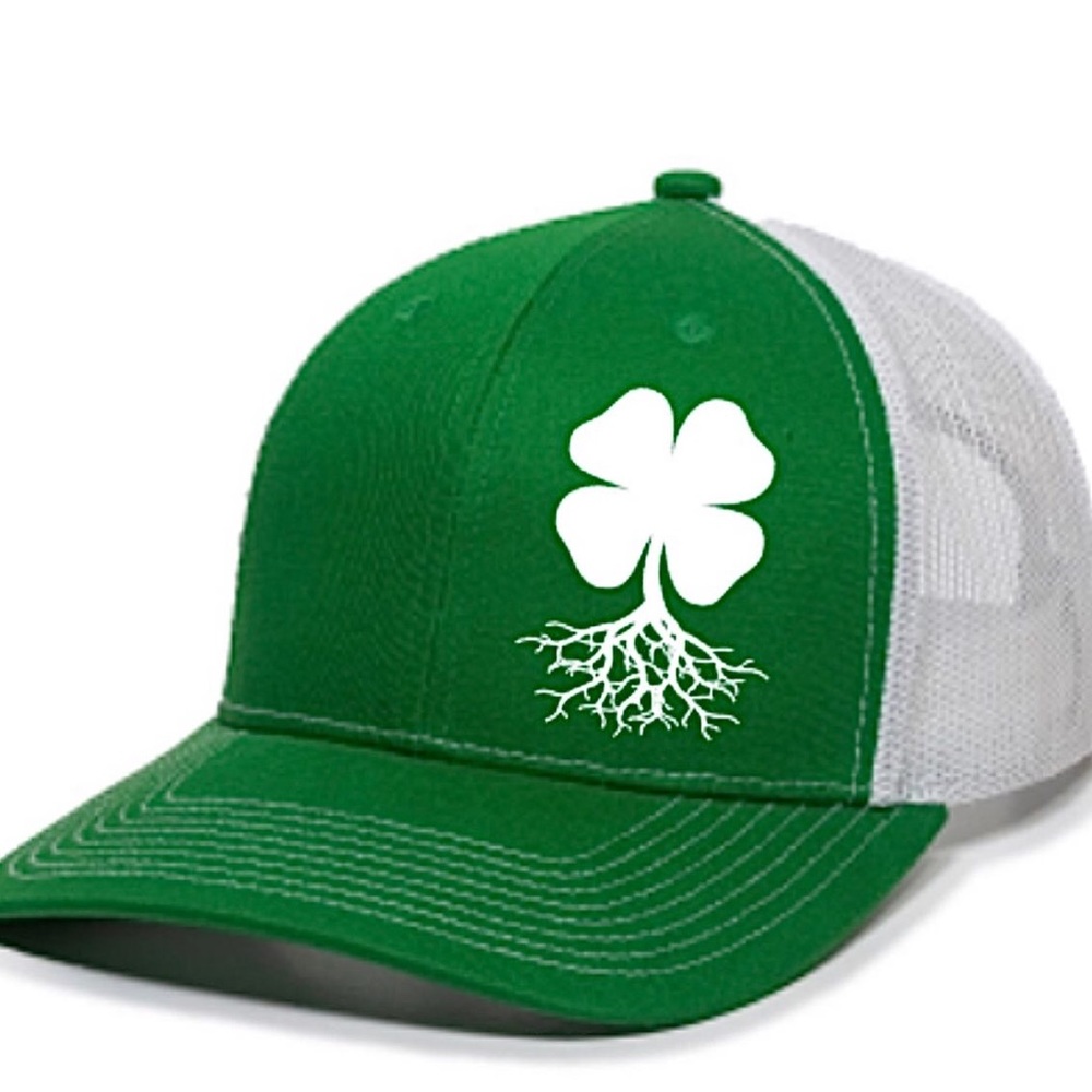 Irish Roots Shamrock St Patrick's Day SnapBack Hat
